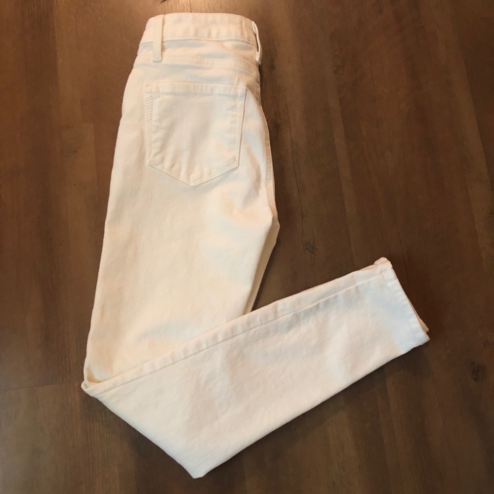 PAIGE denim high-waist HOXTON white jean size 25 white jeans stretchy - Picture 2 of 3
